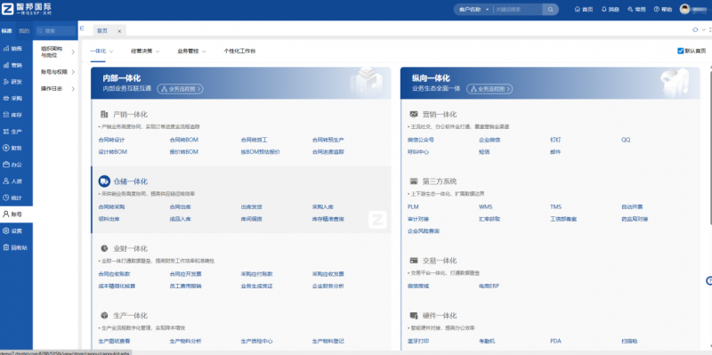 智邦国际一体化ERP 赋能企业项目管理的数智化引擎，破解总部管理难题
